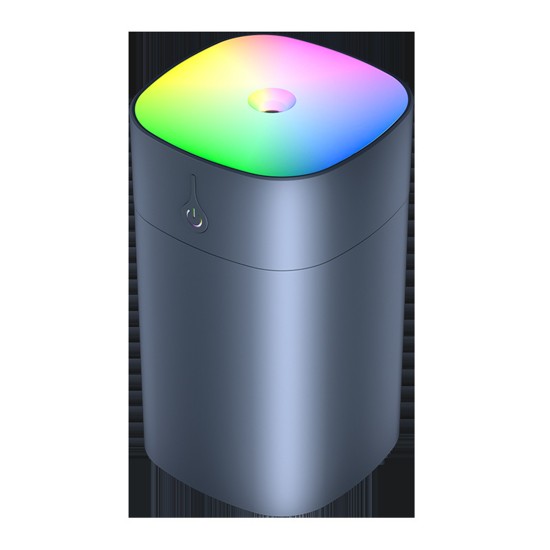 Portable Mini Air Humidifier Home Car Colorful Usb Charging Silent Mist Purifier Aroma Essential Oil Diffuser Black