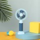 Portable Mini Fan Handheld Usb Rechargeable Cooling Fan Air Cooler Household Electrical Appliances blue