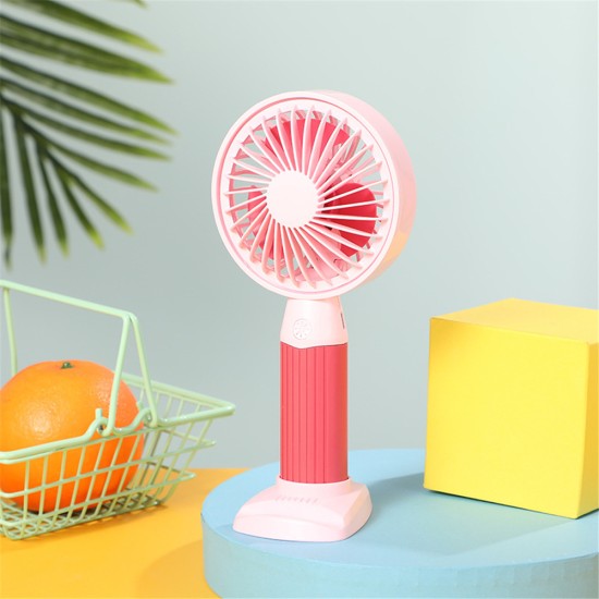 Portable Mini Fan Handheld Usb Rechargeable Cooling Fan Air Cooler Household Electrical Appliances red