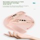 Portable Mini Fan Usb Charging Hanging Neck Handheld Folding Fan Humidifying Spray Night Light white