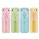 Portable Mini Fan Usb Rechargeable Handheld 3 Speeds Cooling Fan Night Light Random Color deer