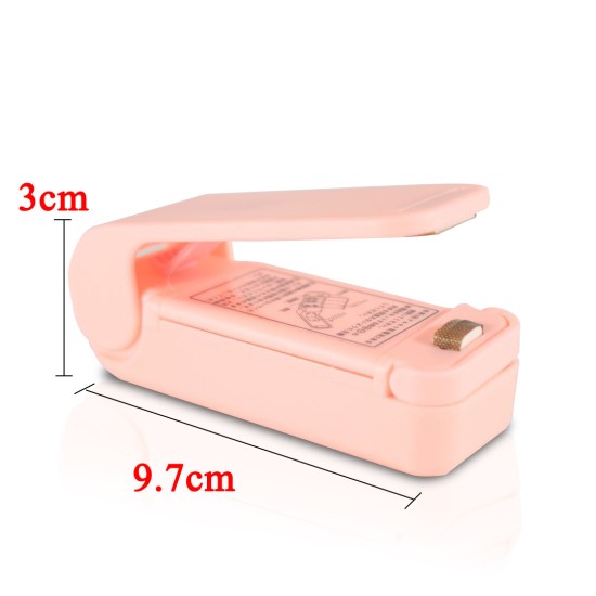 Portable Mini Home Sealing Machine for Snacks Bag Package white