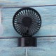 Portable Mini USB Charging Fan Desktop Office Shaking Electric Fan Decoration black_102*79*138mm