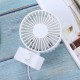 Portable Mini USB Charging Fan Desktop Office Shaking Electric Fan Decoration blue_102*79*138mm