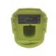 Portable Power Source Li-ion with Lighting Dual Usb Output+ Dc Output for Ryobi P743 18v 14.4v One+ Green