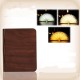 Portable USB Rechargeable LED Light Foldable Wooden Book Lamp for Home Decor Wooden Red Walnut Dupont Paper Small