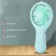 Portable Usb Mini  Fan With 3 Adjustable Speeds Handheld Ultra-quiet Student Office Cute Cooling Fans White