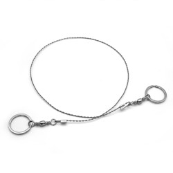 Portable Wire Saw Outdoor Wilderness Survival Wild Survival Supplies Silver