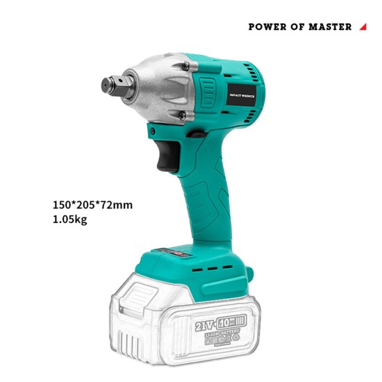 Power Impact Wrench Lithium Battery Screwdriver Socket Wrench Electric Impact Driver with 330nm Home Tools Kit US Plug