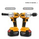 Power Impact Wrench Lithium Battery Screwdriver Socket Wrench Electric Impact Driver with 330nm Home Tools Kit US Plug