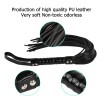 Premium Flogger Erotic Whip BDSM SM Adult Sex Games Black leather - braided handle Premium Flogger Erotic Whip BDSM SM Adult Sex Games Black leather - braided handle
