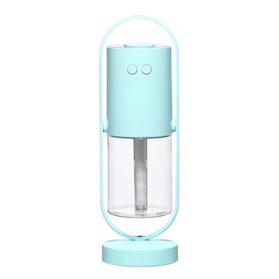 Projection Lantern Desktop Mini Humidifier 360 Degree Rotating Car Humidifier Home Office white