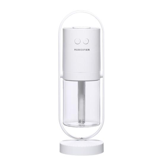 Projection Lantern Desktop Mini Humidifier 360 Degree Rotating Car Humidifier Home Office white