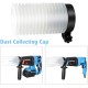 Pvc Light Electric Drill Rubber Dust Collector Electric Hammer Dust Cover White