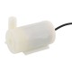 Quiet Mini DC 3-6V 120L/H Brushless Motor Submersible Water Pump 44*33mm Horizontal