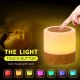 RGB Colorful Night Light 7 Color-Changing Adjustable Brightness Table Lamp with Handle with remote control