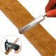 Razor Sharpening Strop Canvas Leather Straight Razor Grinding Shave Tool for Barber brown