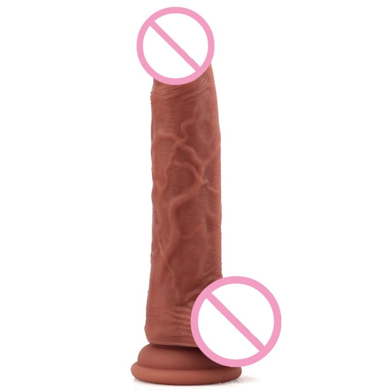 Realistic Dildo with Suction Cup Big Artificial Silicone Penis for Women Vaginal G-spot Anal Female Lovers Sex Toys G48 Realistic Dildo with Suction Cup Big Artificial Silicone Penis for Women Vaginal G-spot Anal Female Lovers Sex Toys G48