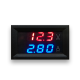 Red Blue 10A Dc0-100v 10a Led Dc Dual Display Digital Voltage Current Meter