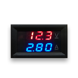 Red Blue 10A Dc0-100v 10a Led Dc Dual Display Digital Voltage Current Meter