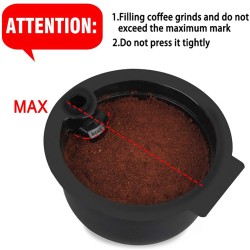 Refillable Coffee  Capsule Cups Reusable Coffee Capsule Filter For Tassimo Machines