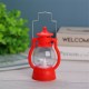 Retro  Kerosene  Lamp Colorful Button Battery Switch Small Oil Light Lantern Art Pendant Christmas Halloween Crafts Decorations Red