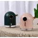 Retro Air Humidifier Mini USB Rechargeable Night Light for Home Office Dark green