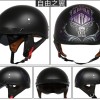 Retro Helemt Half Face Motorcylce Hat FRP Prince Helmet Bright white cherry blossom XXL Retro Helemt Half Face Motorcylce Hat FRP Prince Helmet Bright white cherry blossom XXL