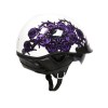 Retro Helemt Half Face Motorcylce Hat FRP Prince Helmet Bright white deep purple rose L Retro Helemt Half Face Motorcylce Hat FRP Prince Helmet Bright white deep purple rose L