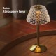 Retro Led Table Lamp Rechargeable Crystal Lampshade Touch Sensor Night Light Touch 3-color model