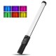 Rgb Handheld Led Light Wand Colorful Photography Lighting Stick Rechargeable Adjustable Color Temperature Photo Studio Fill Lamp RGB stick with shading leaf