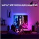 Rgb Magic Colorful Night  Light Simple Musical Note Shape 180 Degrees Rotated Base Bedroom Bedside Wall Decoration Atmosphere Lamp RGB Symphony Bluetooth APP