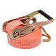 Rope Tighter Cargo Strap Luggage Belt Tightening Tie Down for Motorcycle Bag Cargo Luggage Truck Orange