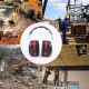 Safety Ear Muffs SNR 35dB Noise Reduction Hearing Protection Foam for kids Adults Shooting Studying black