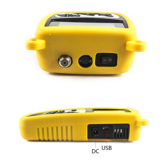 Satlink Ws-6933 Digital  Satellite  Finder 2.1-inch Lcd Display Screen Dvb-s2 Satellite Probe Meter Support Disseqc 1.0/1.1 And 22khz Tone EU plug