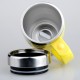 Self-stirring  Cup Stainless Steel 450ml Ultra-quiet Electric Automatic Blending Coffee Cup Yellow