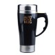 Self-stirring  Cup Stainless Steel 450ml Ultra-quiet Electric Automatic Blending Coffee Cup Yellow