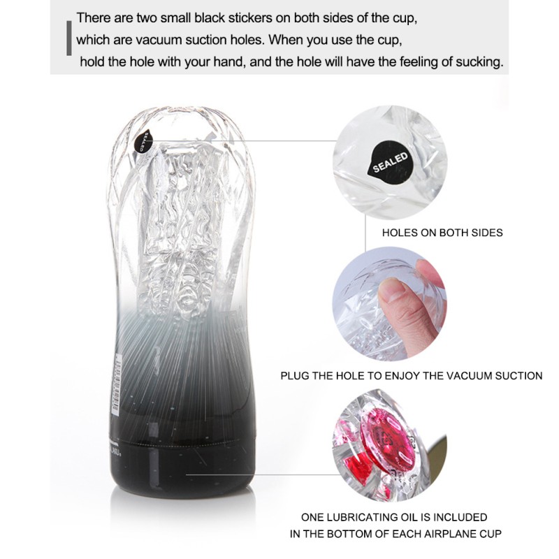 Sensual Massage Male Masturbator Soothing Sculpted Masturbation Cup For Men Reusable Pleasure Sleeve Device Sex Toy For Men black Sensual Massage Male Masturbator Soothing Sculpted Masturbation Cup For Men Reusable Pleasure Sleeve Device Sex Toy For Men black