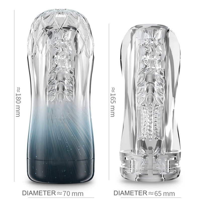 Sensual Massage Male Masturbator Soothing Sculpted Masturbation Cup For Men Reusable Pleasure Sleeve Device Sex Toy For Men black Sensual Massage Male Masturbator Soothing Sculpted Masturbation Cup For Men Reusable Pleasure Sleeve Device Sex Toy For Men black