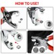 Sewing Button Hollow Piercing Ring Press Studs Earrings Snap Fastener Pliers Tool Set 100 Sewing Button+ Pliers