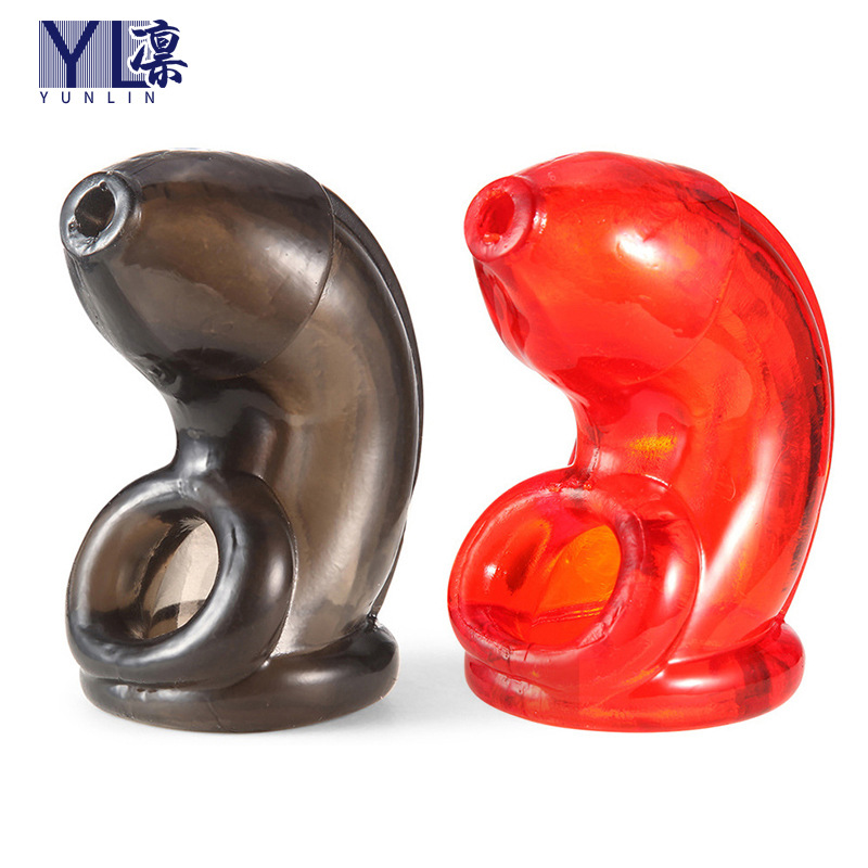 Sex Flexible Glue JJ Cover Masturbation Prevention Chastity Device Lock Delay Cover red Sex Flexible Glue JJ Cover Masturbation Prevention Chastity Device Lock Delay Cover red