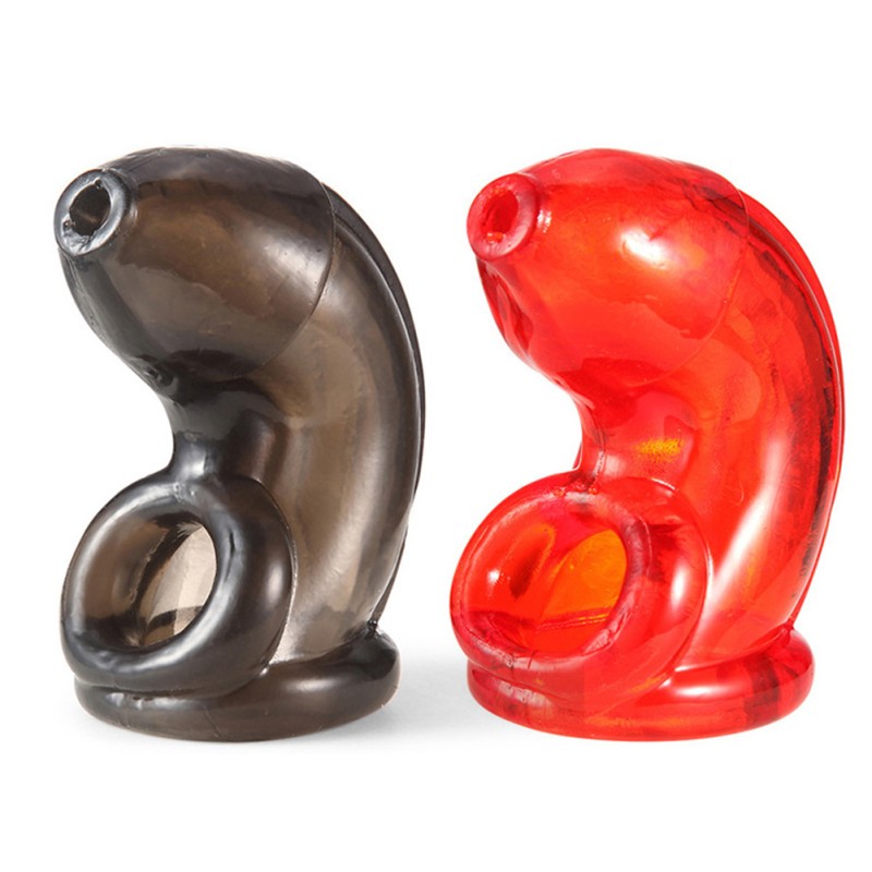 Sex Flexible Glue JJ Cover Masturbation Prevention Chastity Device Lock Delay Cover red Sex Flexible Glue JJ Cover Masturbation Prevention Chastity Device Lock Delay Cover red