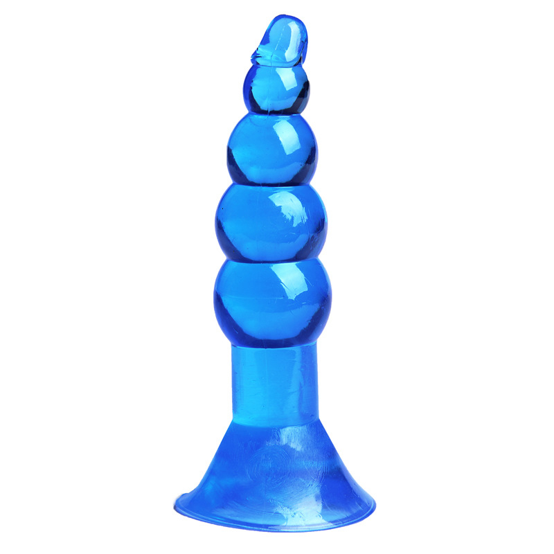 Sex Stimulator Masturbation Backyard Stimulation Suction Cup Anal Bead Butt Plug Massager Blue Sex Stimulator Masturbation Backyard Stimulation Suction Cup Anal Bead Butt Plug Massager Blue