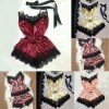Sexy Lingerie Women Silk Lace Casual Loose Solid Sleeveless Dress Babydoll Nightdress Nightgown Sleepwear black_XXL Sexy Lingerie Women Silk Lace Casual Loose Solid Sleeveless Dress Babydoll Nightdress Nightgown Sleepwear black_XXL