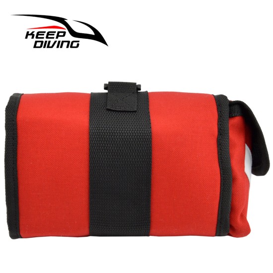 Shakeproof Storage Bag Diving Bag for Masks + Tubes Snorkels Quick Dry Portable Scuba Diving Accessories red_Free size