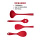 Silicone Cooking Tools Kitchen Utensils Heat-resistant Nonstick Spatula/Shovel/Soup Spoon 9 PCS/ set