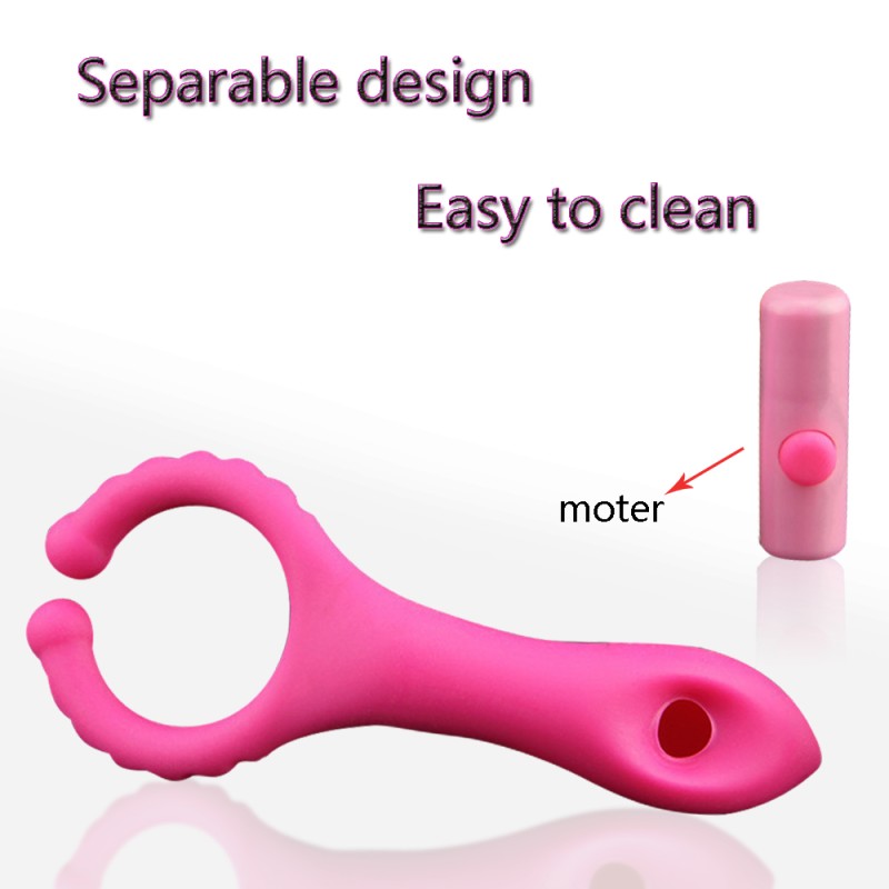 Silicone G spot Stimulate Vibrators Dildo Nipple Clip Adults Sex Toys for Women Men Couple Rose red Silicone G spot Stimulate Vibrators Dildo Nipple Clip Adults Sex Toys for Women Men Couple Rose red
