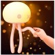 Silicone Jellyfish  Lamp Multi-functional Usb Rechargeable Cute Mini Crib Bedroom Sleep Nursing Eye Care Atmosphere Night Light Light blue