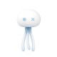 Silicone Jellyfish  Lamp Multi-functional Usb Rechargeable Cute Mini Crib Bedroom Sleep Nursing Eye Care Atmosphere Night Light Light blue