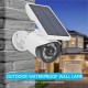 Simulated Solar Camera Lamp Waterproof Wall  Light Dummy Monitor With Motion Sensor